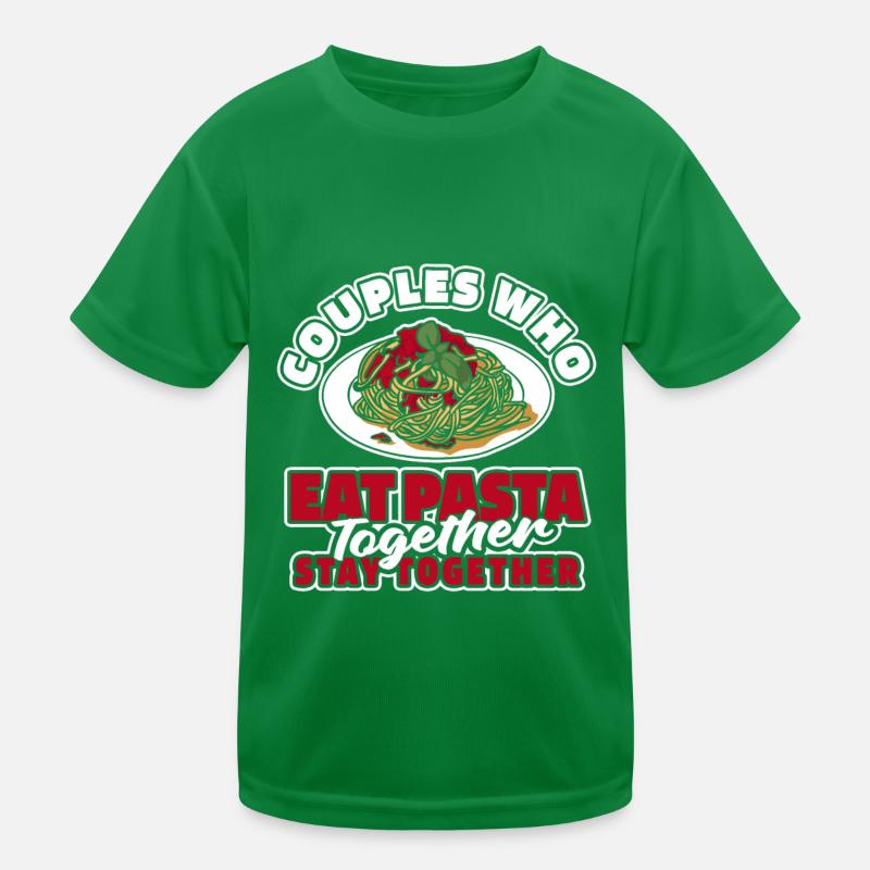Pasta Paar Kinder Funktions-T-Shirt