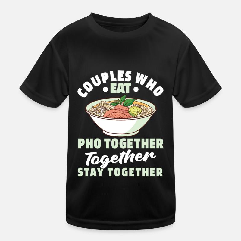 Pho Bowl Pair Kids Functional T-Shirt