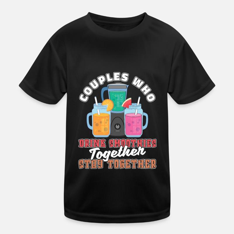 Smoothie Paar Kinder Funktions-T-Shirt