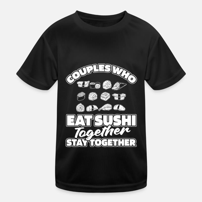 Sushi Paar Kinder Funktions-T-Shirt