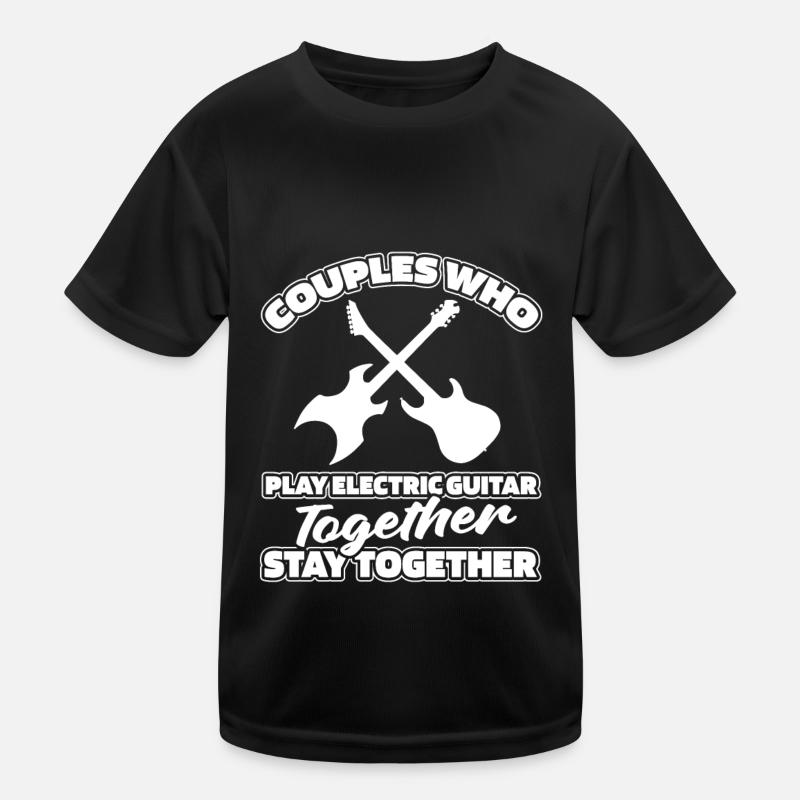 E Guitar Electric Guitar Pair Kids Functional T-Shirt