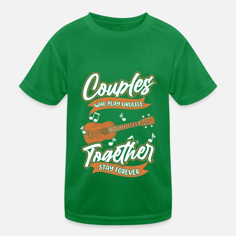 Ukulele Paar Kinder Funktions-T-Shirt