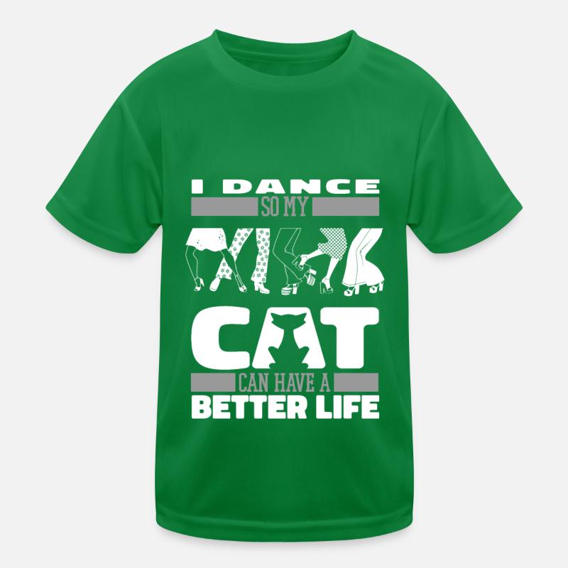 Professeur de danse chat T-shirt sport Enfant