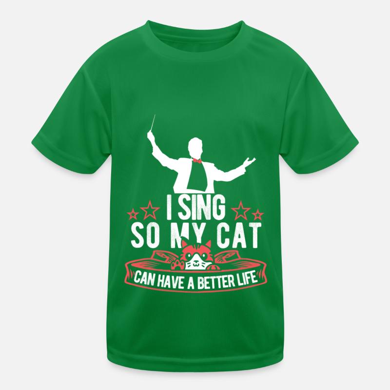 Chef de chœur Cat T-shirt sport Enfant