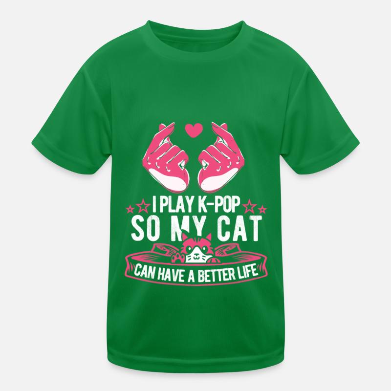 K Pop Kpop Korean Pop Katze Kinder Funktions-T-Shirt
