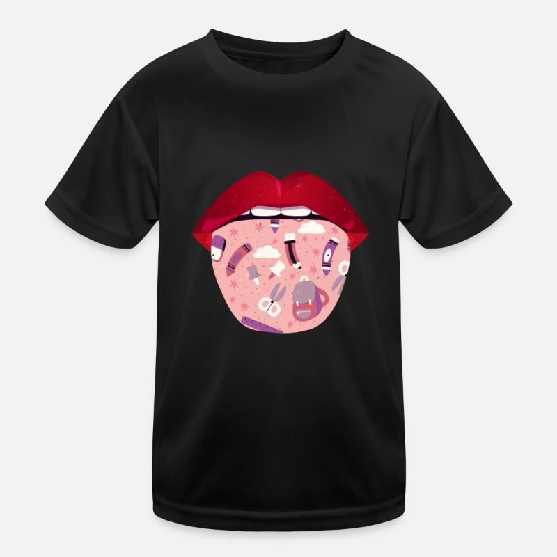 Erzieherin Kindergärtnerin Tagesmutter Lippen Kinder Funktions-T-Shirt