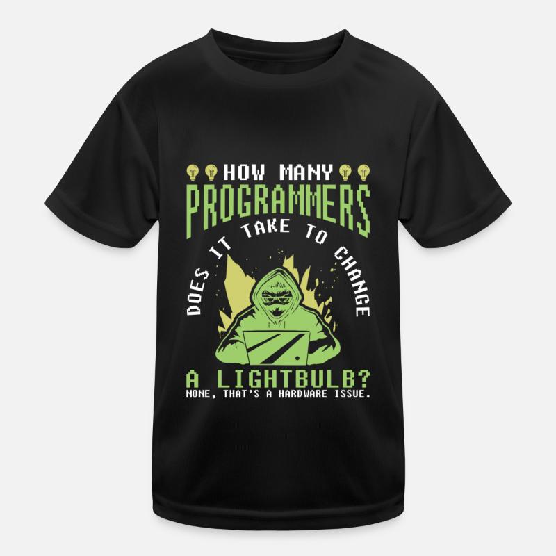 Entwickler Coder Programmierer Witzig Kinder Funktions-T-Shirt