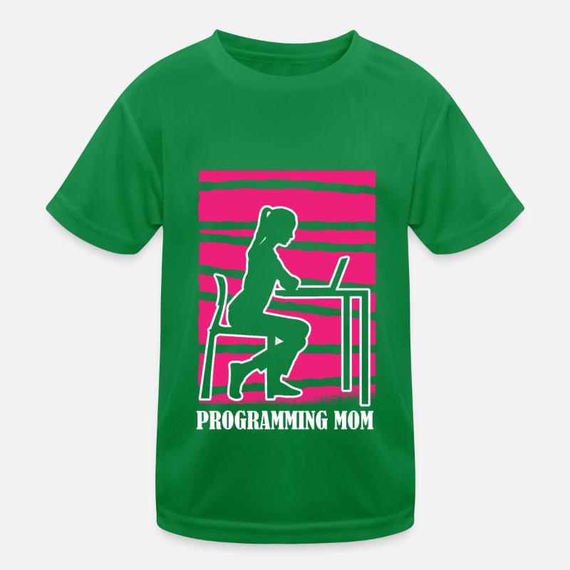 Developer Coder Programmer Mama Kids Functional T-Shirt