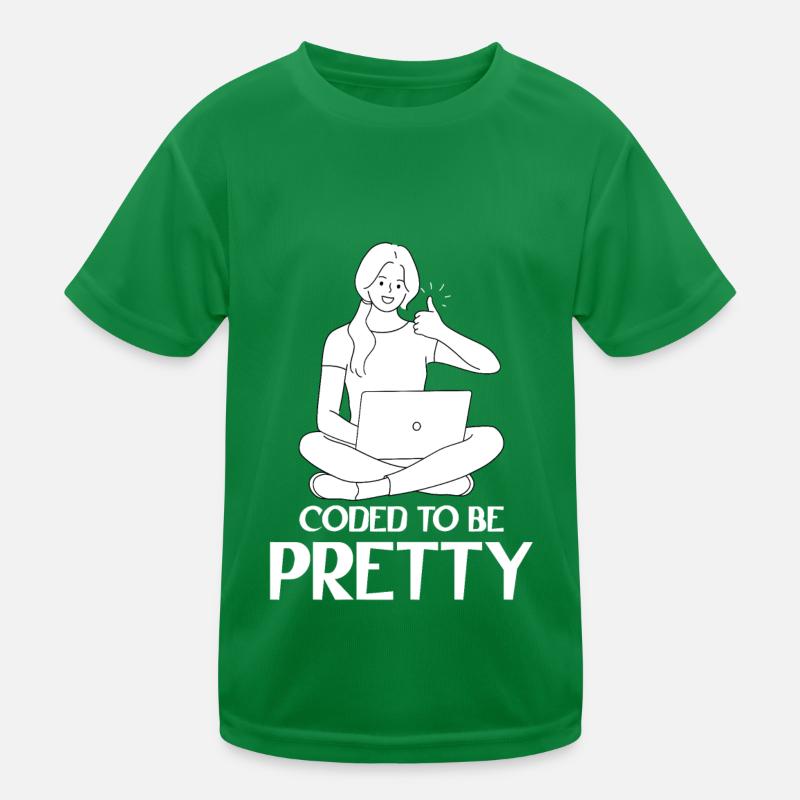 Developer Coder Programmer Woman Kids Functional T-Shirt
