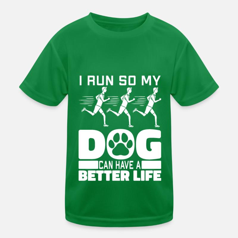 Coureur Jogger Coureur Chien de course T-shirt sport Enfant