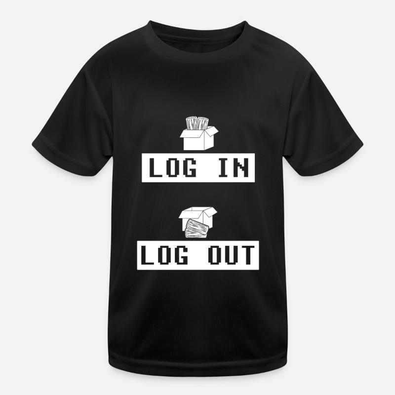 Entwickler Coder Programmierer Witzig - Kinder Funktions-T-Shirt - Schwarz
