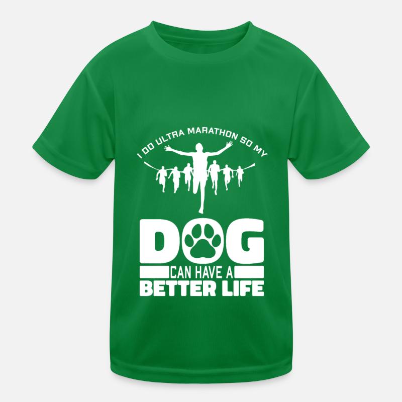 Ultramarathon Dog Kids Functional T-Shirt