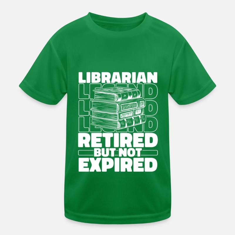 Bibliothécaire à la retraite T-shirt sport Enfant