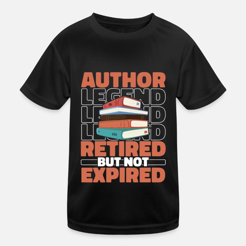 Writer Retired author Kids Functional T-Shirt