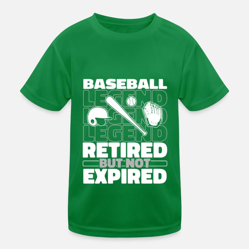 Baseball Im Ruhestand Kinder Funktions-T-Shirt