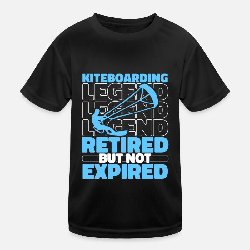Kitesurfer Kitesurfen Kiten Kitesurf T-shirt sport Enfant