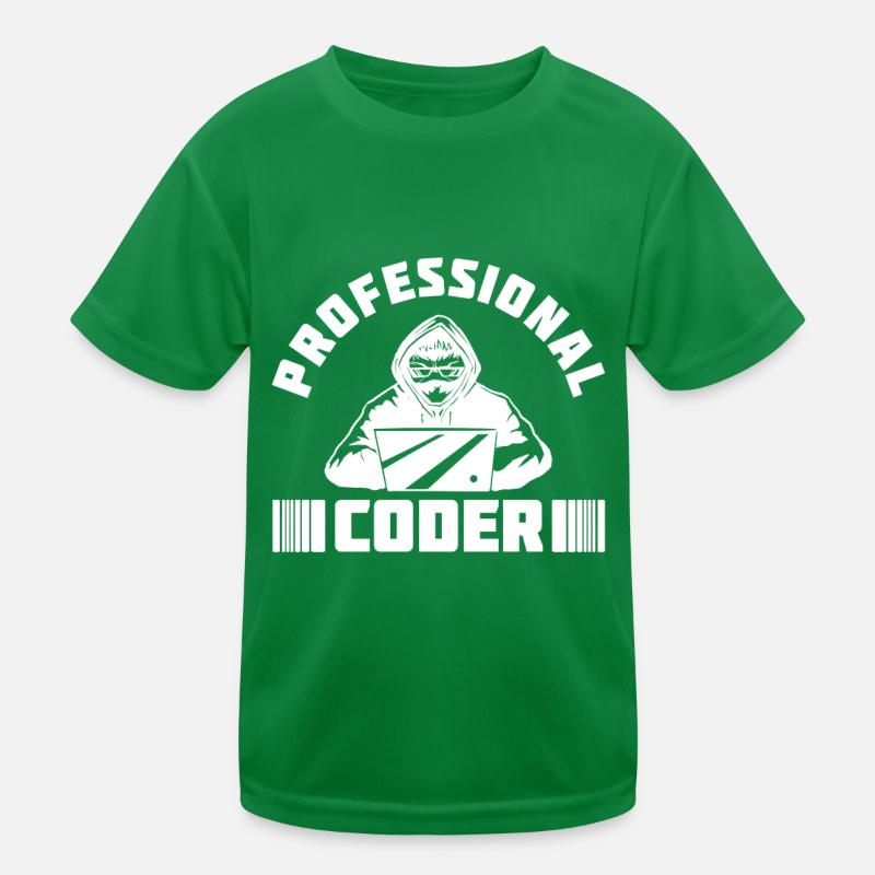 Développeur Coder Programmeur Professionnel T-shirt sport Enfant