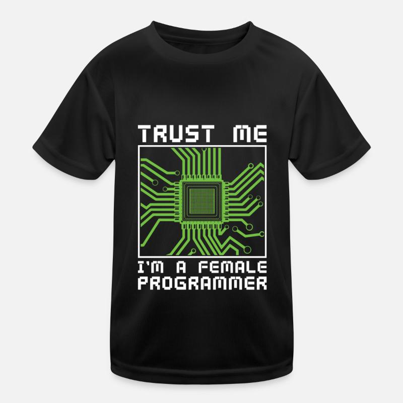 Développeur Codeur Programmeur Microchip T-shirt sport Enfant