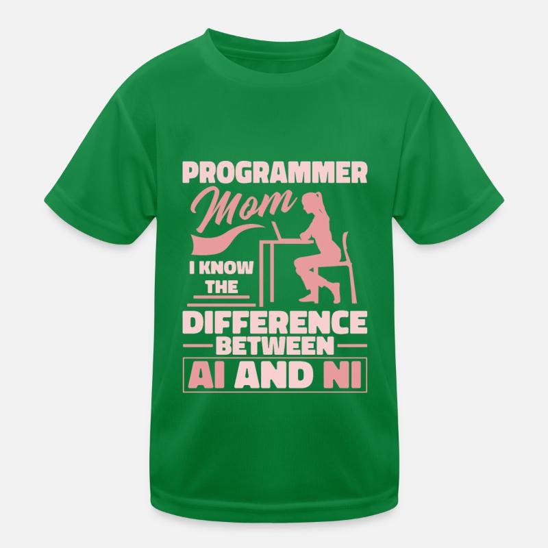Développeur Coder Programmeur Mama T-shirt sport Enfant
