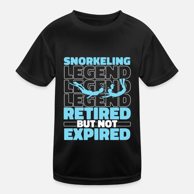 Schnorcheln Im Ruhestand Kinder Funktions-T-Shirt