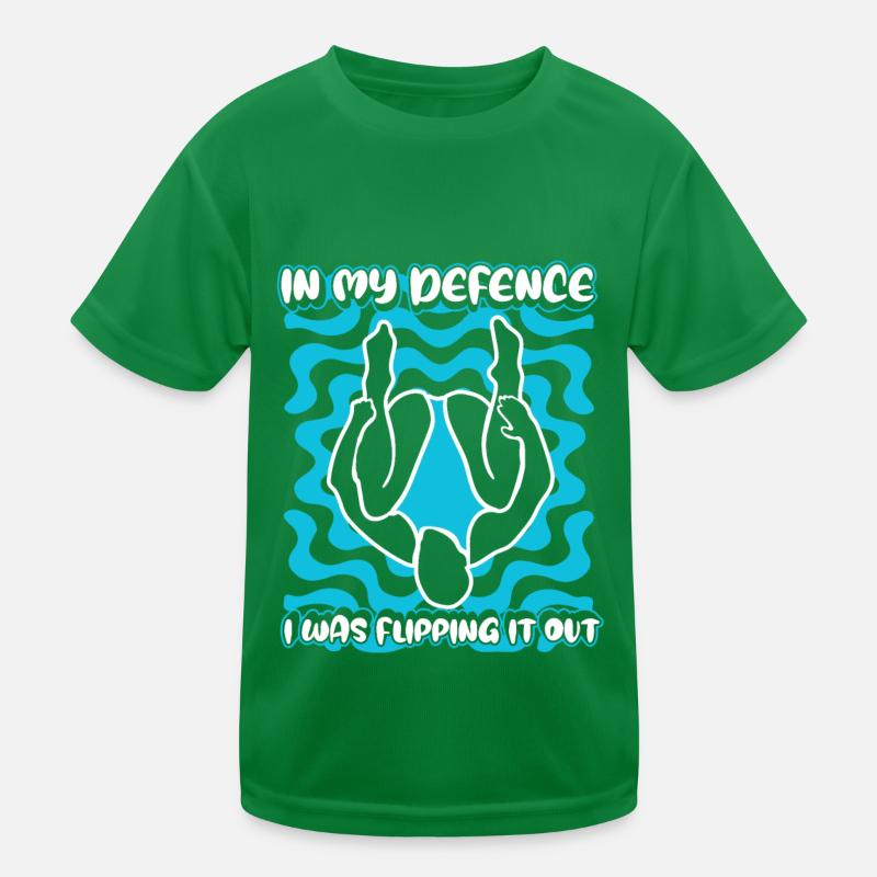 Plongeur en vol T-shirt sport Enfant