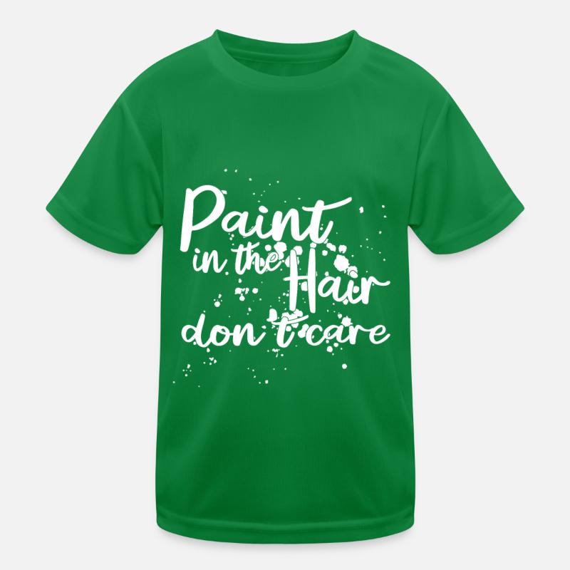 Painter Varnisher Fun Kids Functional T-Shirt
