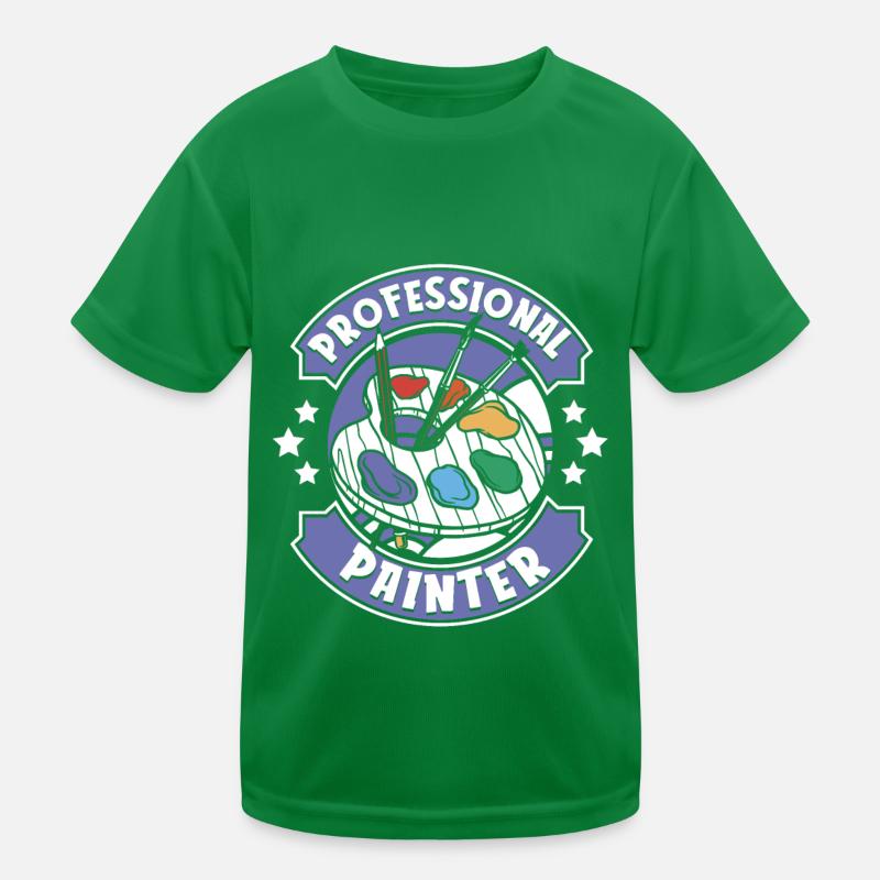Painter Varnisher Professional Painter Kids Functional T-Shirt