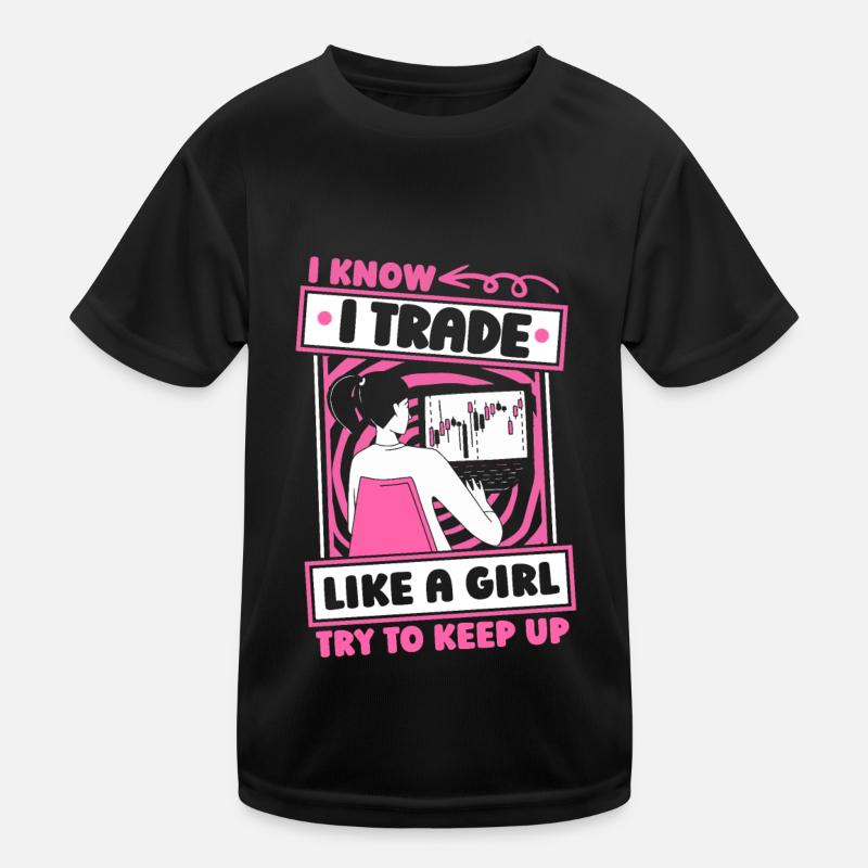 Day Trading Day Trader Humor Kinder Funktions-T-Shirt