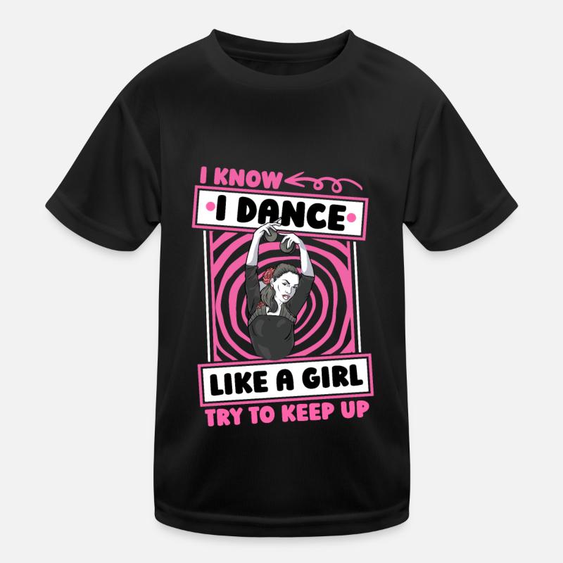 Tanzlehrer Mädchen Kinder Funktions-T-Shirt