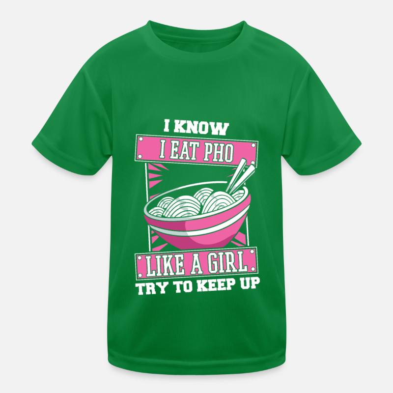 Pho Bowl Mädchen Kinder Funktions-T-Shirt
