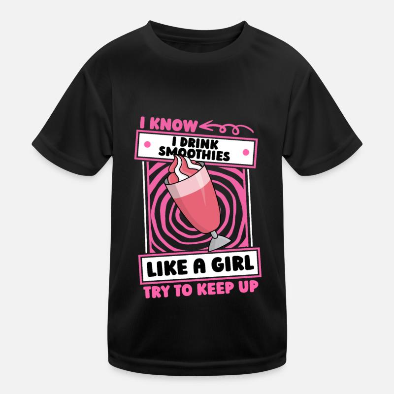 Smoothie Mädchen Kinder Funktions-T-Shirt