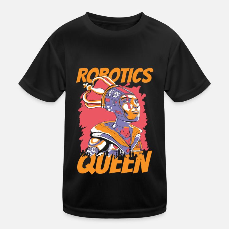 Robotik Ai Roboter Königin Kinder Funktions-T-Shirt