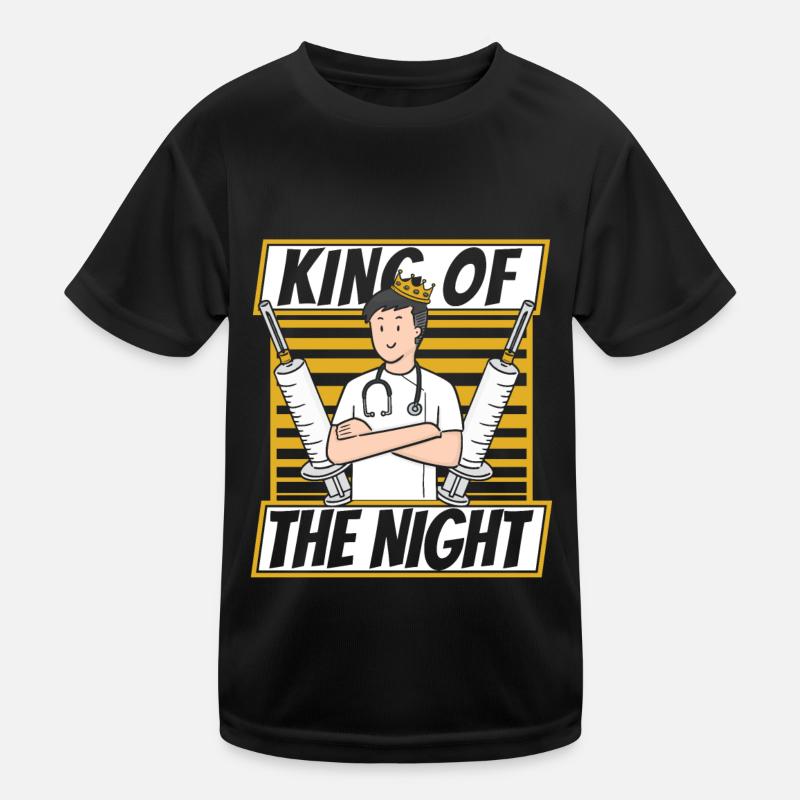 Krankenschwester Spritzen Kinder Funktions-T-Shirt
