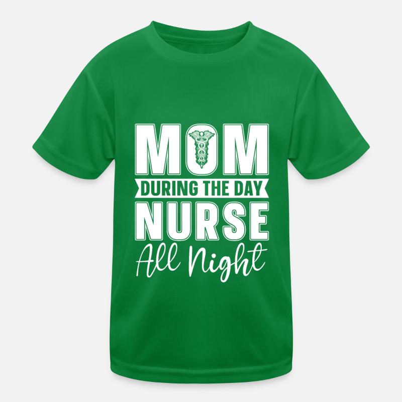 Krankenschwester Mama Kinder Funktions-T-Shirt