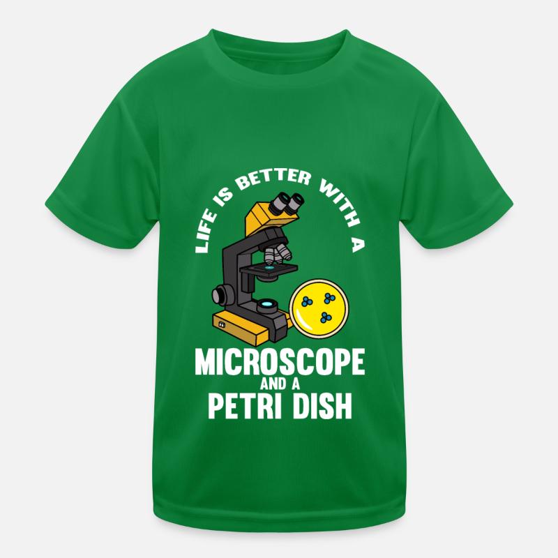Biologie Biologiste Microscope T-shirt sport Enfant