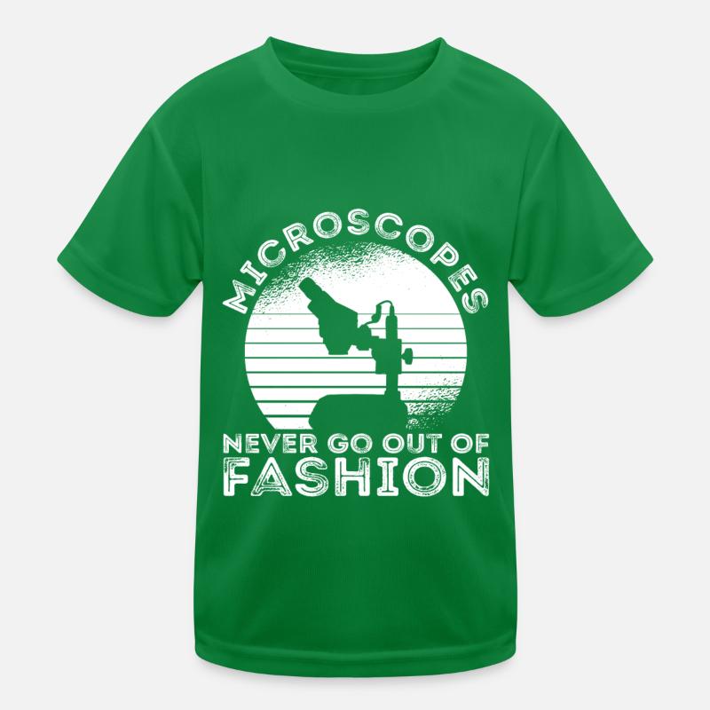 Biology Biologist Microscope Kids Functional T-Shirt