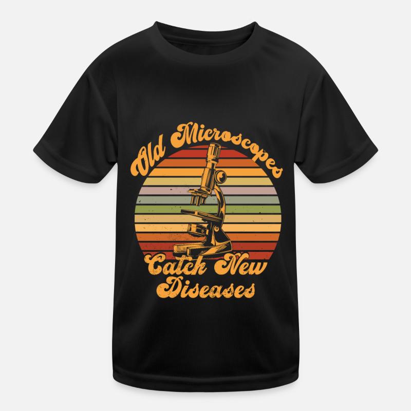 Biologie Biologiste Microscope T-shirt sport Enfant