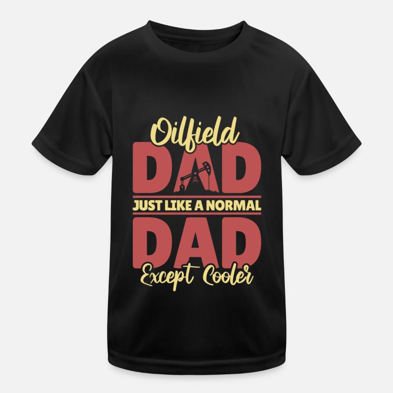 Plate-forme pétrolière du champ pétrolifère de Papa T-shirt sport Enfant