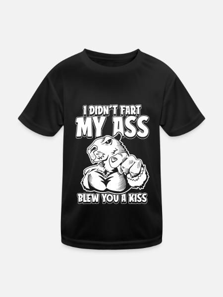 Capybara Wasserschwein Humour - T-shirt sport Enfant - noir - Devant