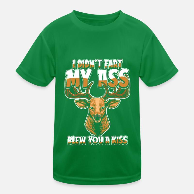 Hirsch Funny Kids Functional T-Shirt