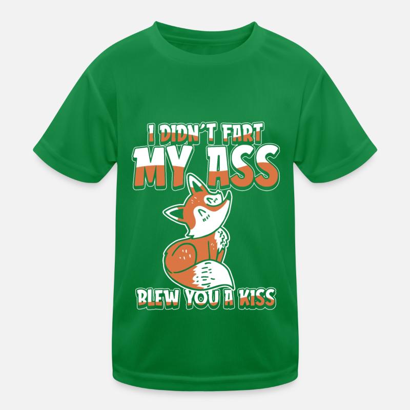 Fox funny Kids Functional T-Shirt