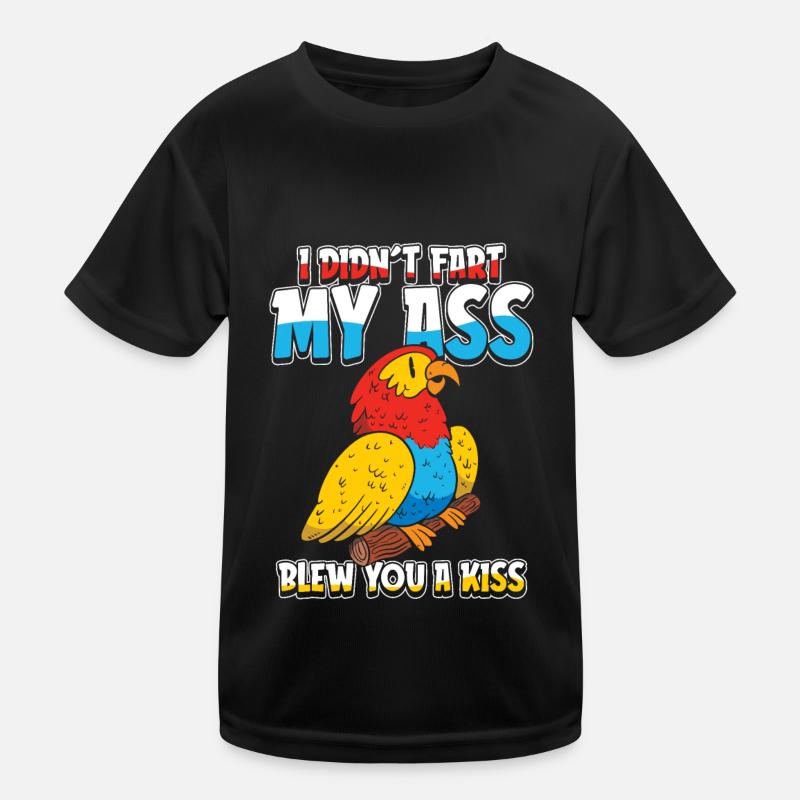 Perroquet Drôle T-shirt sport Enfant