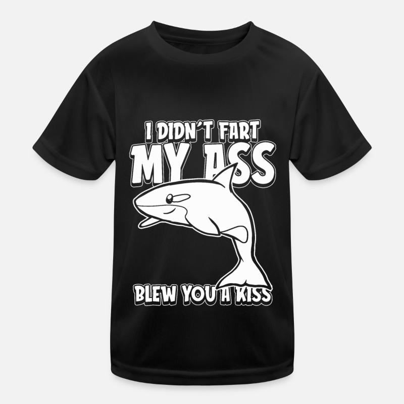 Shark Ironic Kids Functional T-Shirt