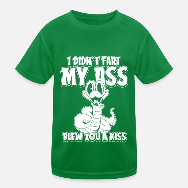 Snake Funny Kids Functional T-Shirt