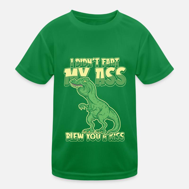 Trex T Rex Dino Drôle T-shirt sport Enfant