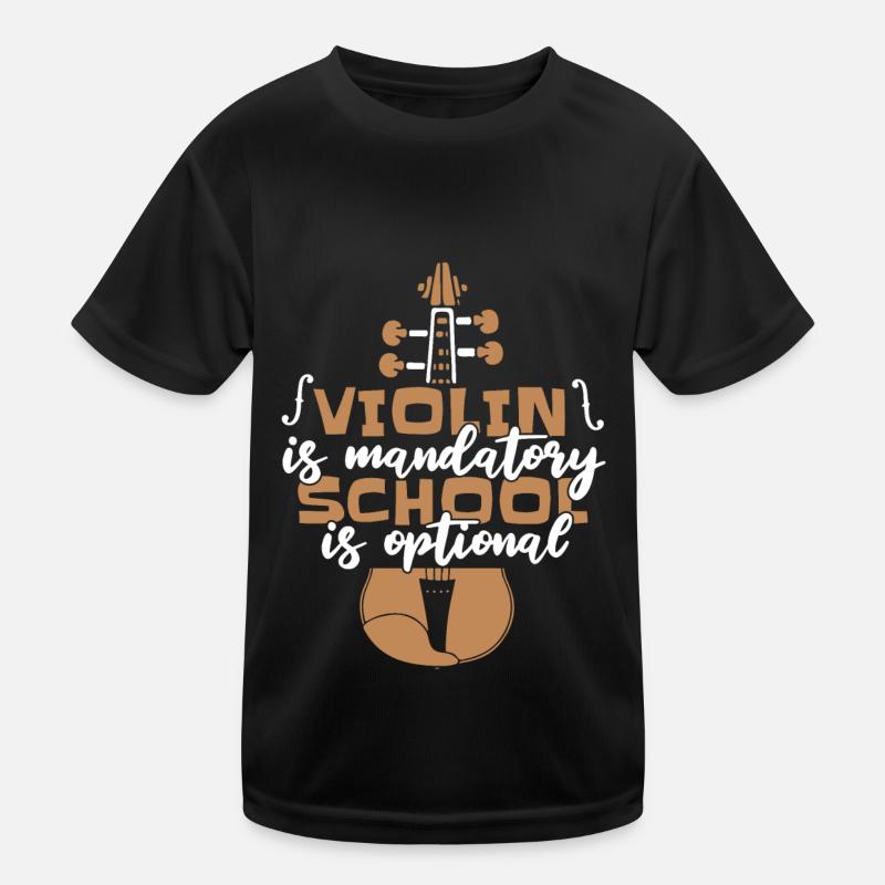 Violon Violon Drôle T-shirt sport Enfant
