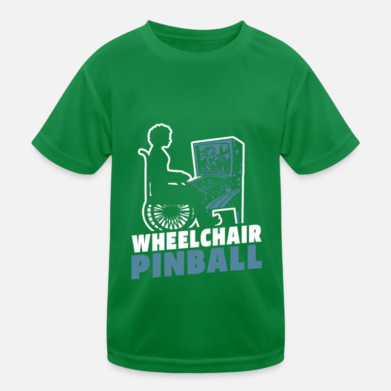Pinball Rollstuhl Kinder Funktions-T-Shirt
