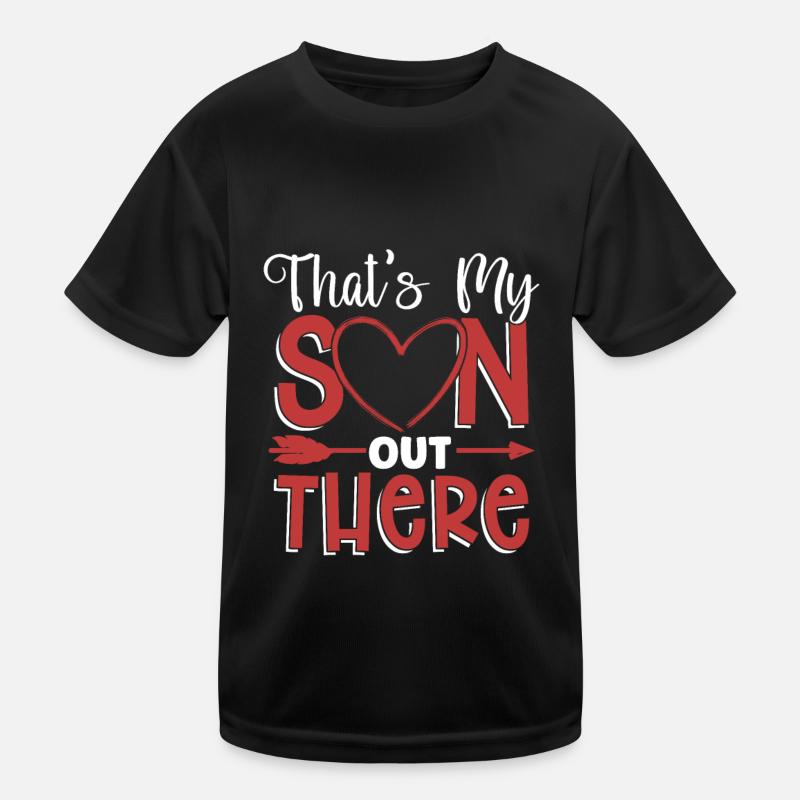 Maman Mère Fils C’est mon fils là-bas T-shirt sport Enfant