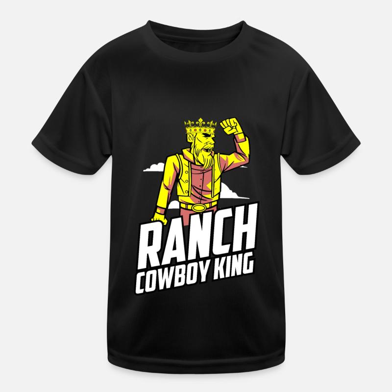 Rodeo Cowboy König Kinder Funktions-T-Shirt