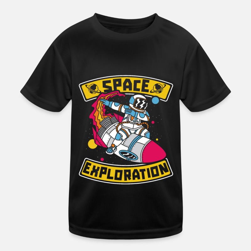 Colonisation spatiale des fusées spatiales T-shirt sport Enfant
